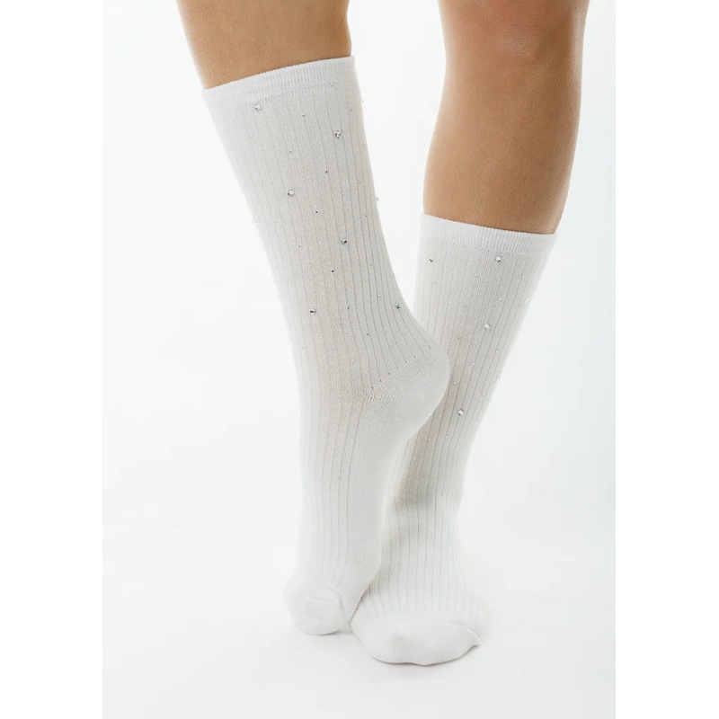 Limlim – Sparkle Socks|WHITE|BLACK