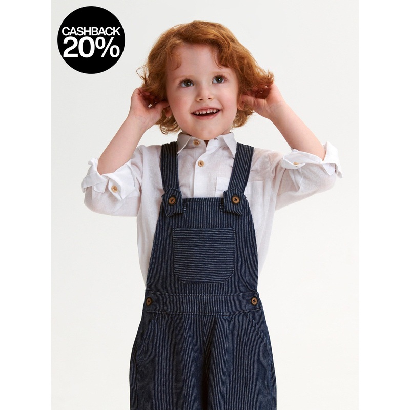 Reserved Baby Boy’s Navy Blue Overall Shorts | Reserved In Lebanon