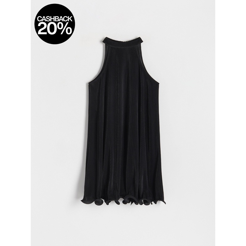 Reserved Girl’s Black Pleated Mini Dress | Reserved In Lebanon