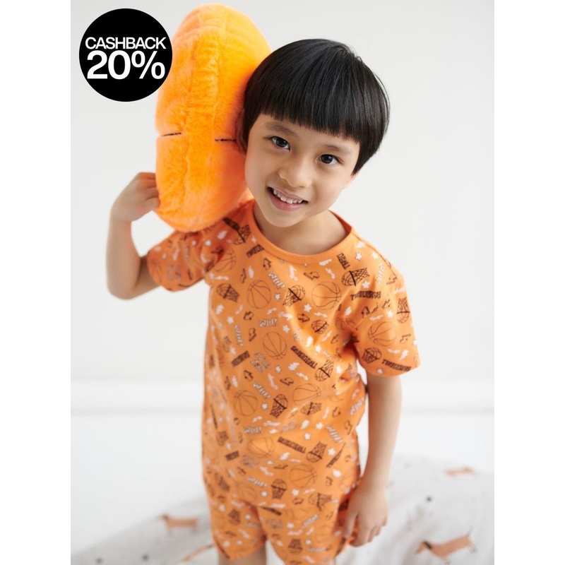 Sinsay Boy’s Orange Printed Pajama Set 4 pcs |Sinsay In Lebanon