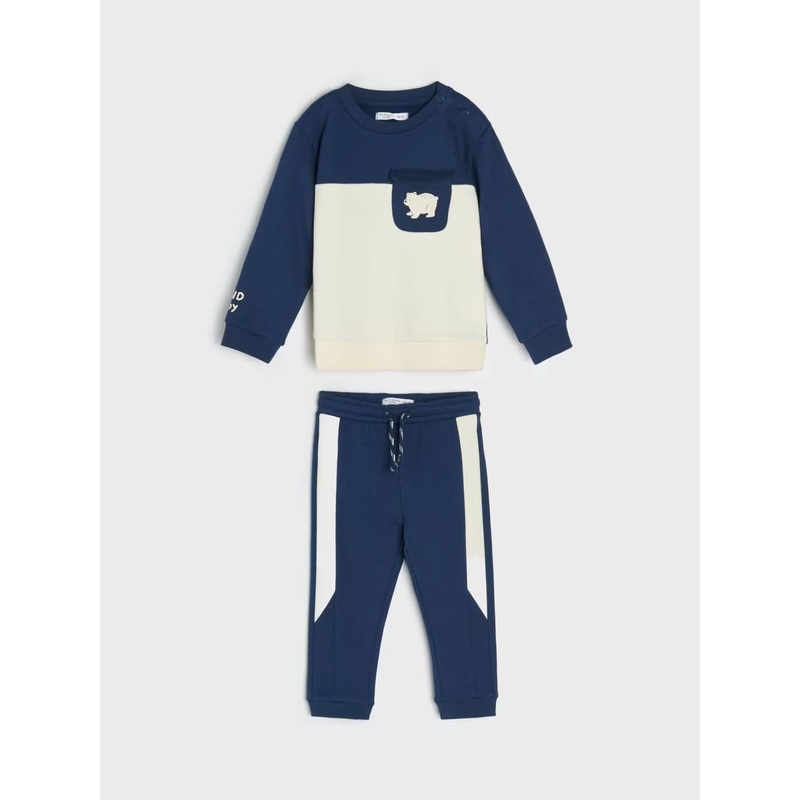 Sinsay Fox & Bunny Baby Boy’s Navy & Beige Pants Set 2 pcs | Sinsay In Lebanon