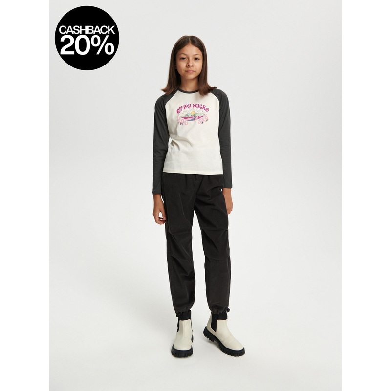 Sinsay Girl’s Black Corduroy Pants | Sinsay In Lebanon