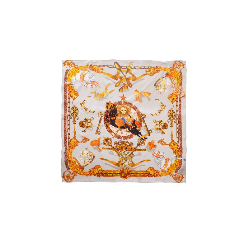 Tom & Eva – Lock and Key Silk Scarf