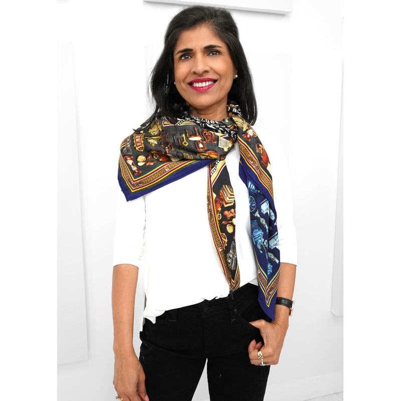 Tom & Eva -Reversible Vintage Paisley Scarf