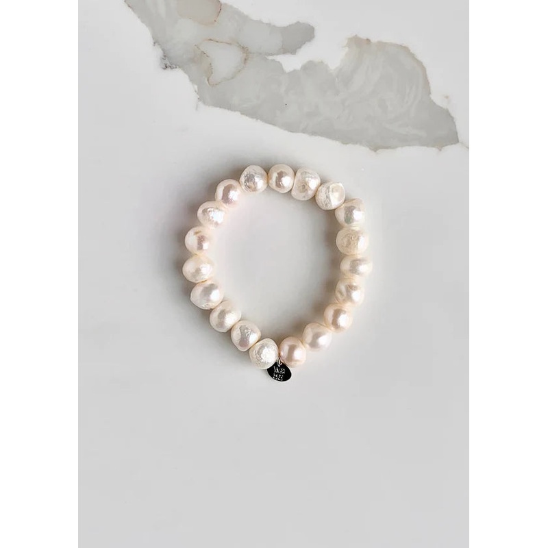 Wanted – Diana Pearl Bracelet|WHITE