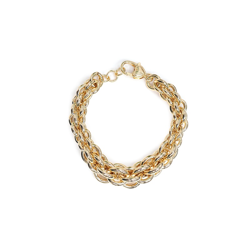 CCB – Chainmail Bracelet|SHINY GOLD