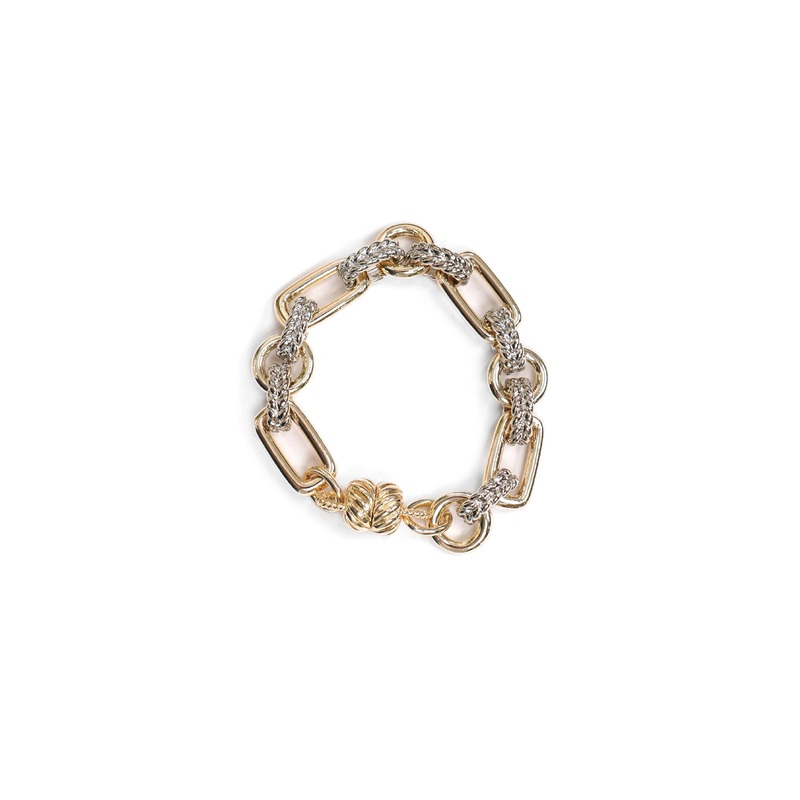 CCB – Mixed Metal Chain Link Bracelet