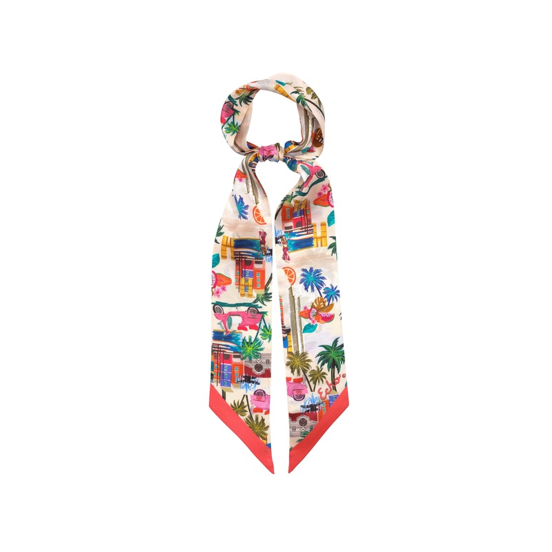 Echo – Positano Ribbon Silk Scarf