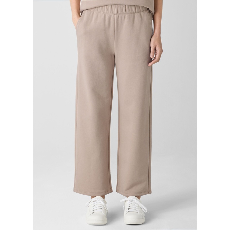 Eileen Fisher – Organic Cotton French Terry Straight Pant
