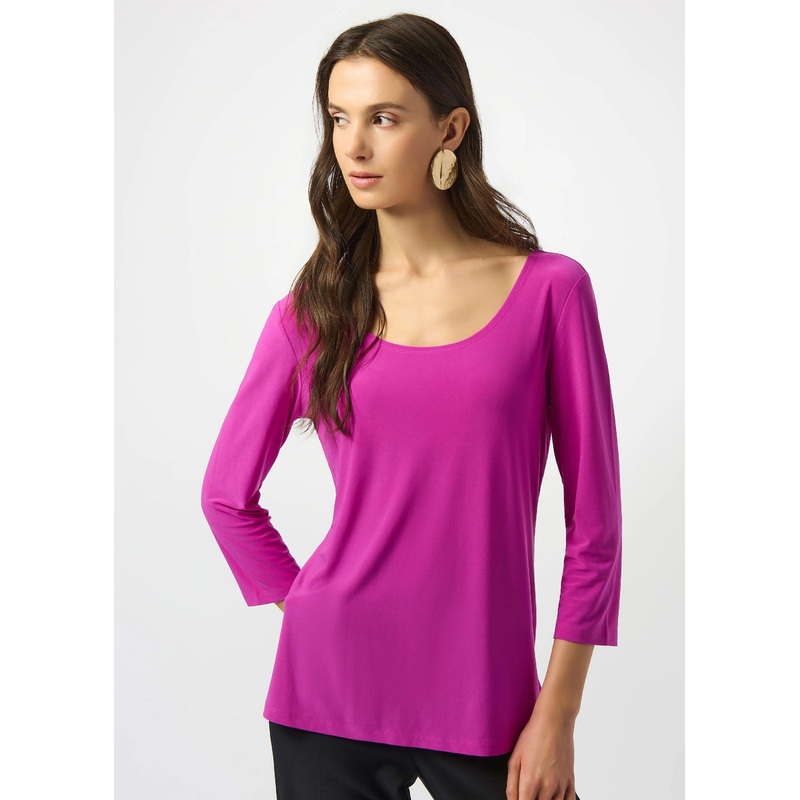 Joseph Ribkoff – Silky Knit Scoop Neck Fit & Flare Top