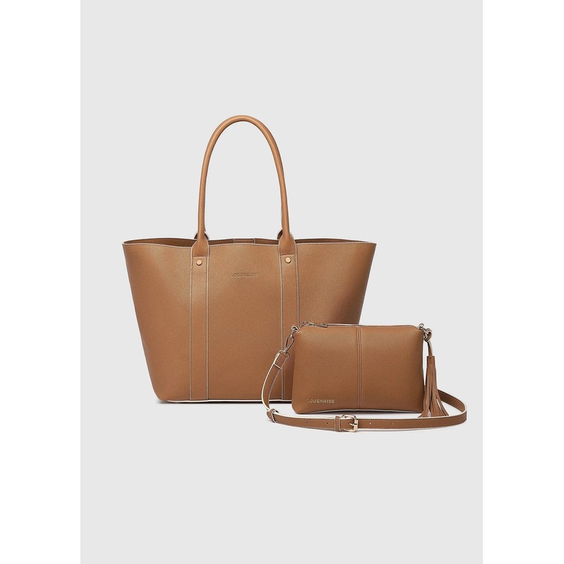 Louenhide – Dubai Tote Bag|CAMEL|NAVY