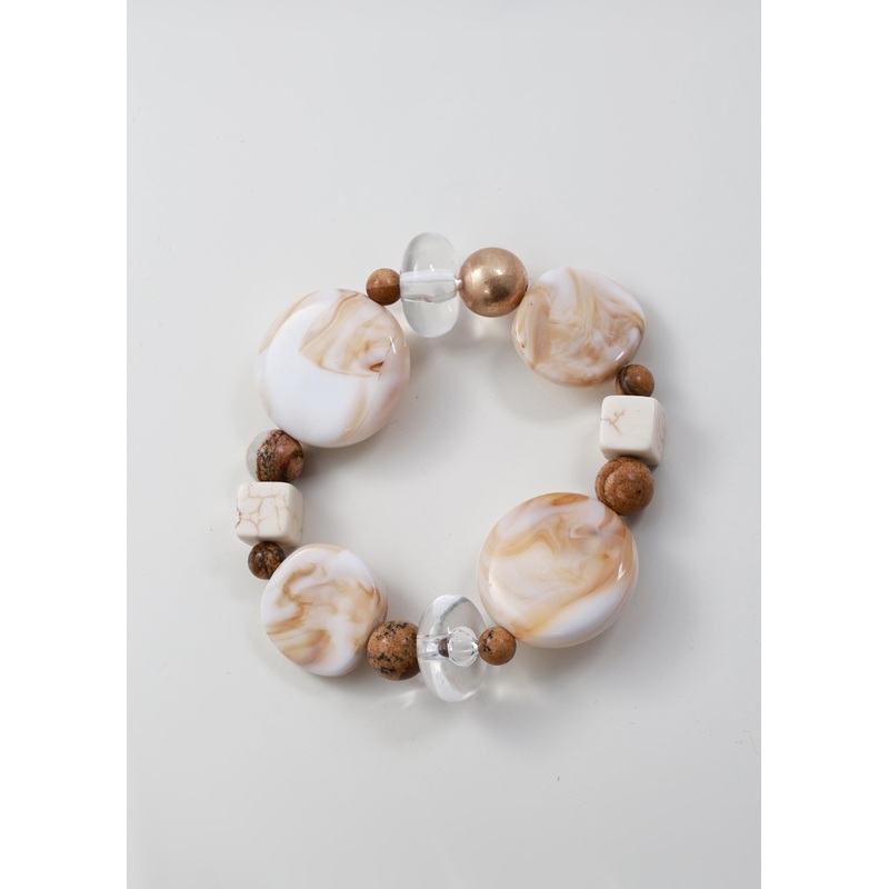 Merx – Marbled Beaded Bracelet