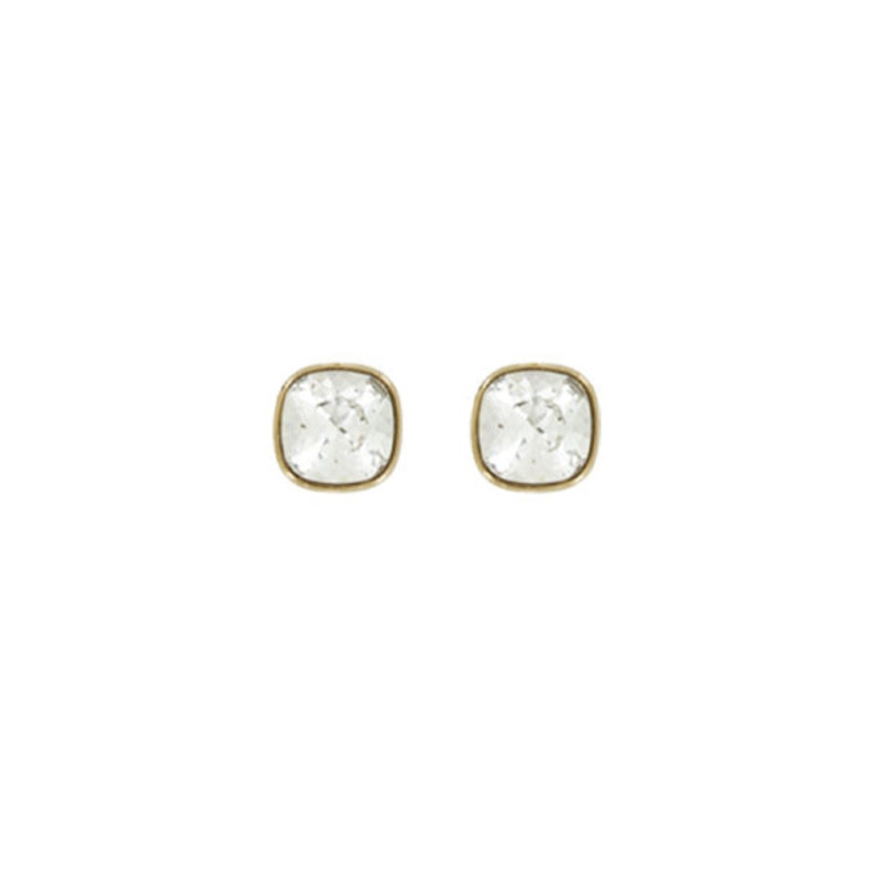 Myka – Cushion Cut Clip On Earrings