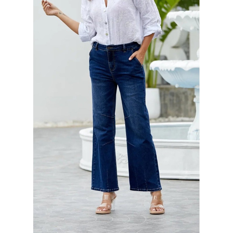 Orange – Balloon Denim Pants|DARK WASH|MID WASH|S|M|L|XL|1XL|2XL