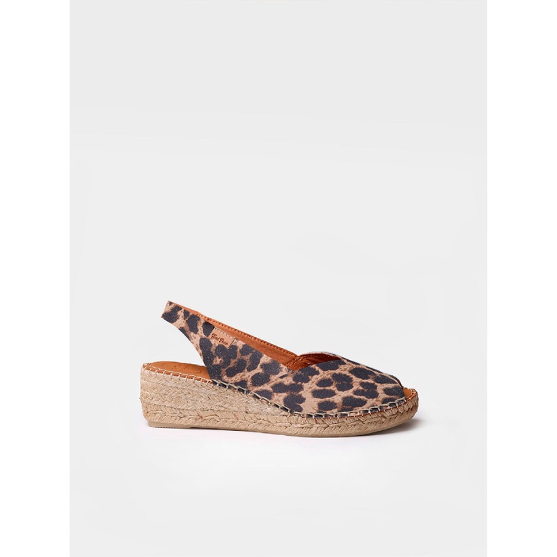 Toni Pons – Bernia Mid Heel Espadrille Printed