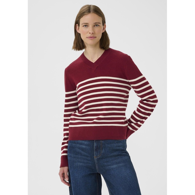 InWear – Wallis V-neck Striped Pullover