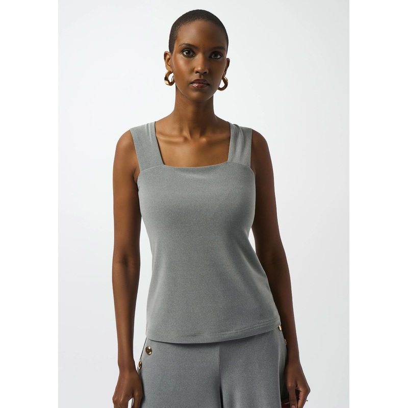 Joseph Ribkoff – Melange Square Neck Tank Top