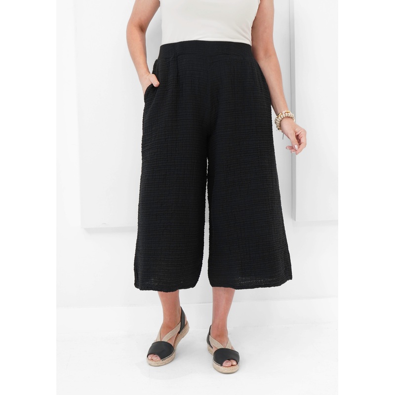 Kozan – Amma Cropped Pant|BLACK|S|M|L|XL|1X