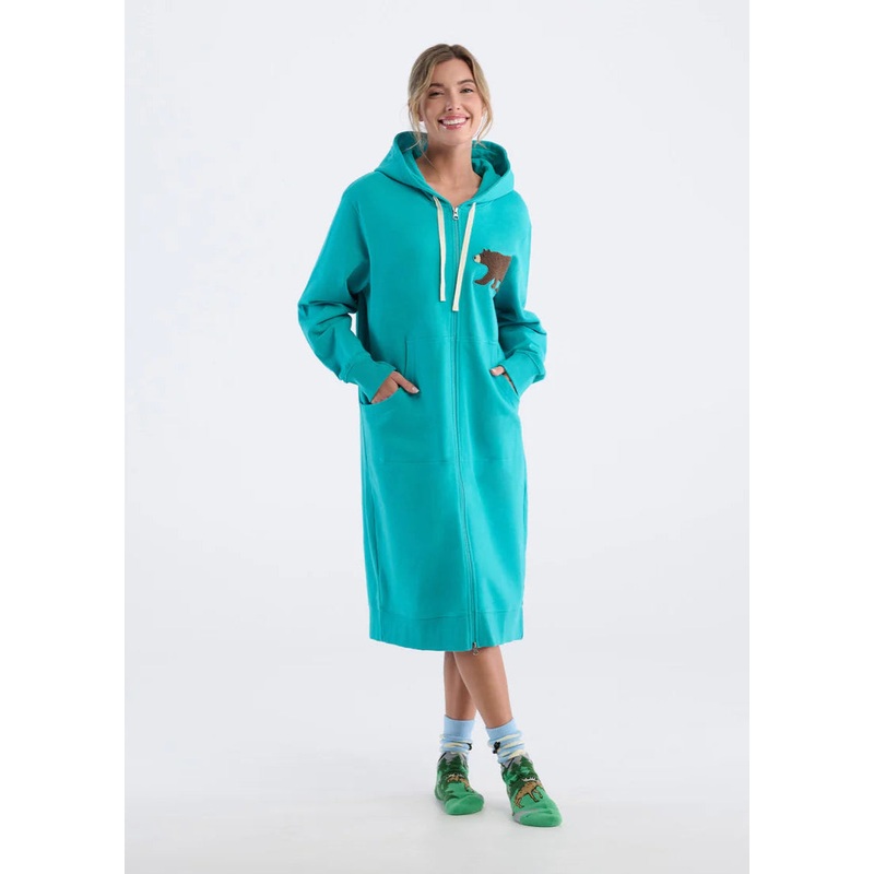 Little Blue House – Brown Bear Full Zip Hoodie