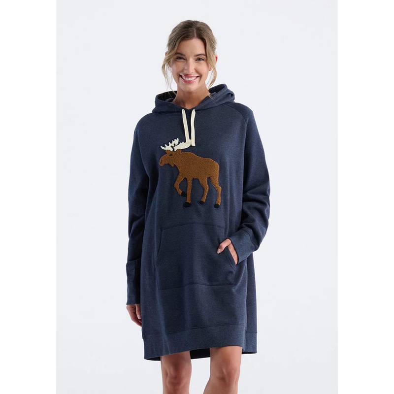 Little Blue House – Moose Oversized Hoodie