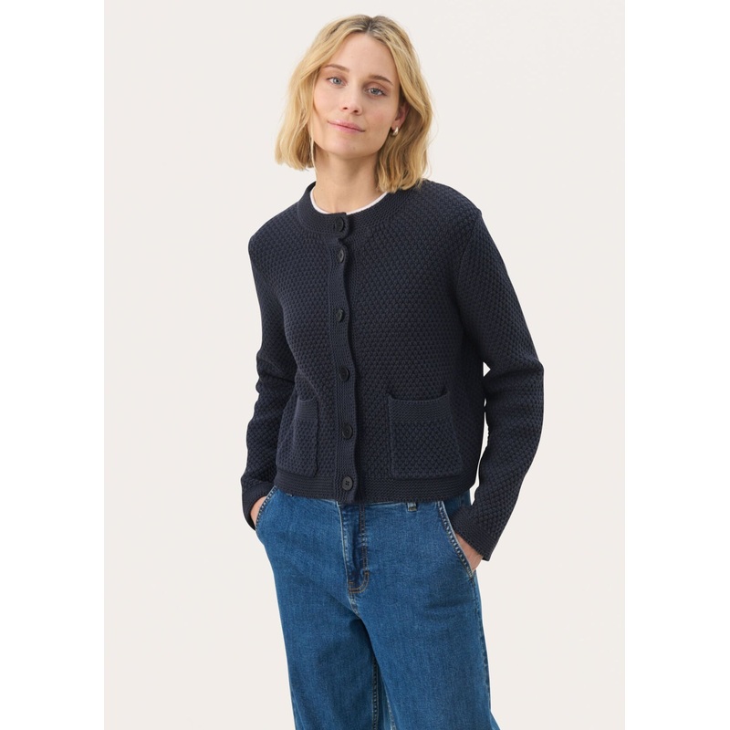 Part Two – Elmie Cardigan|DARK NAVY|XS|S|M|L|XL|XXL