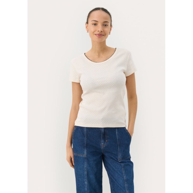 Part Two – Tulle T-Shirt|EGGNOG|BLACK|XS|S|M|L|XL|XXL