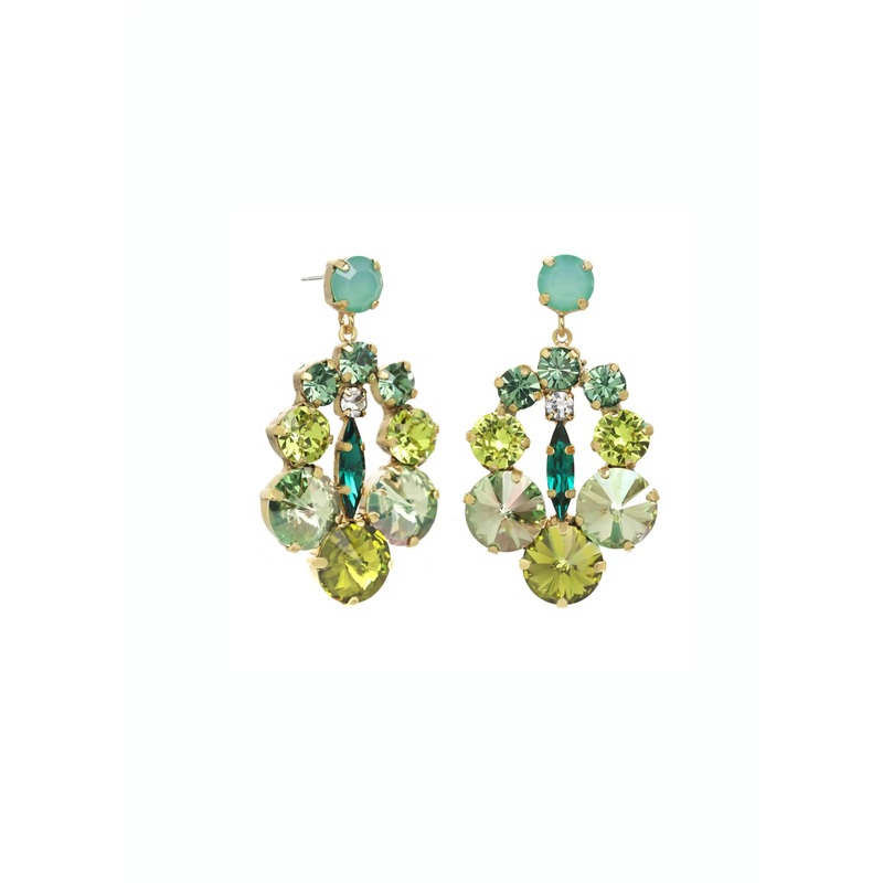 Tova – Leonie Earrings|EMERALD