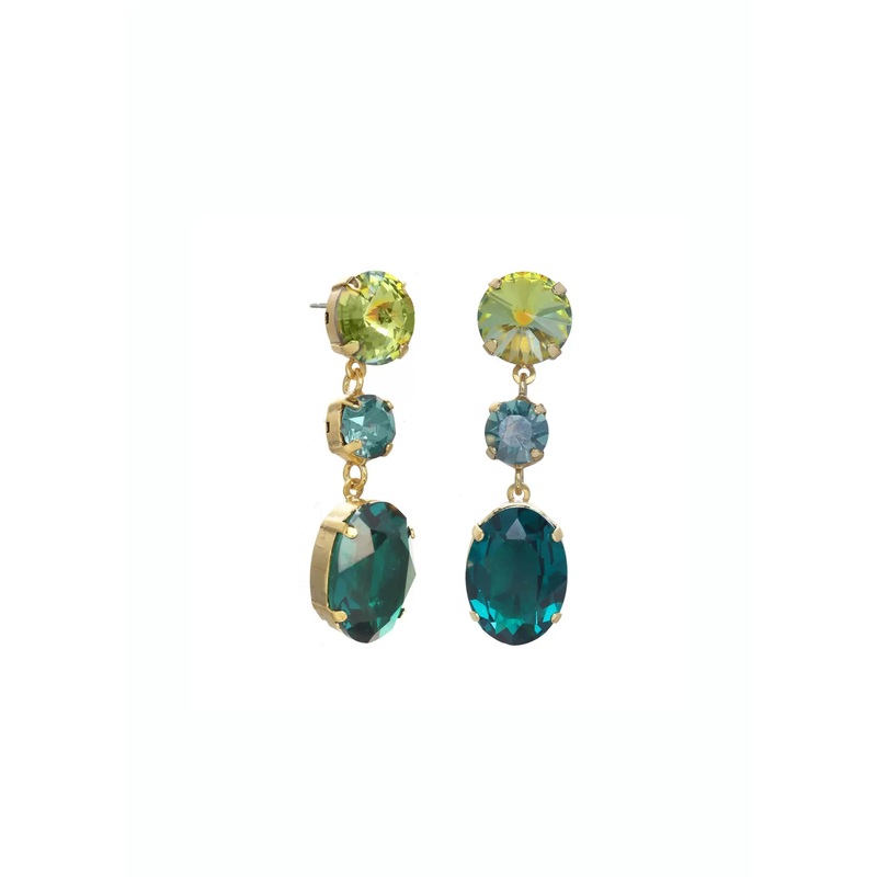 Tova – Medora earrings|GREEN MULTI