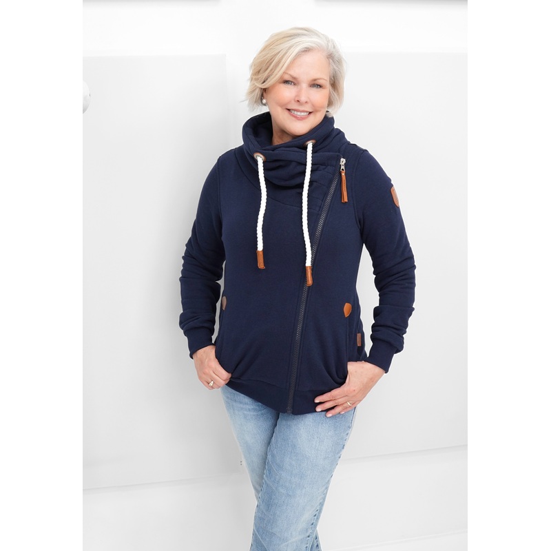 Wanakome – Hestia Full Zip High Collar Sweatshirt