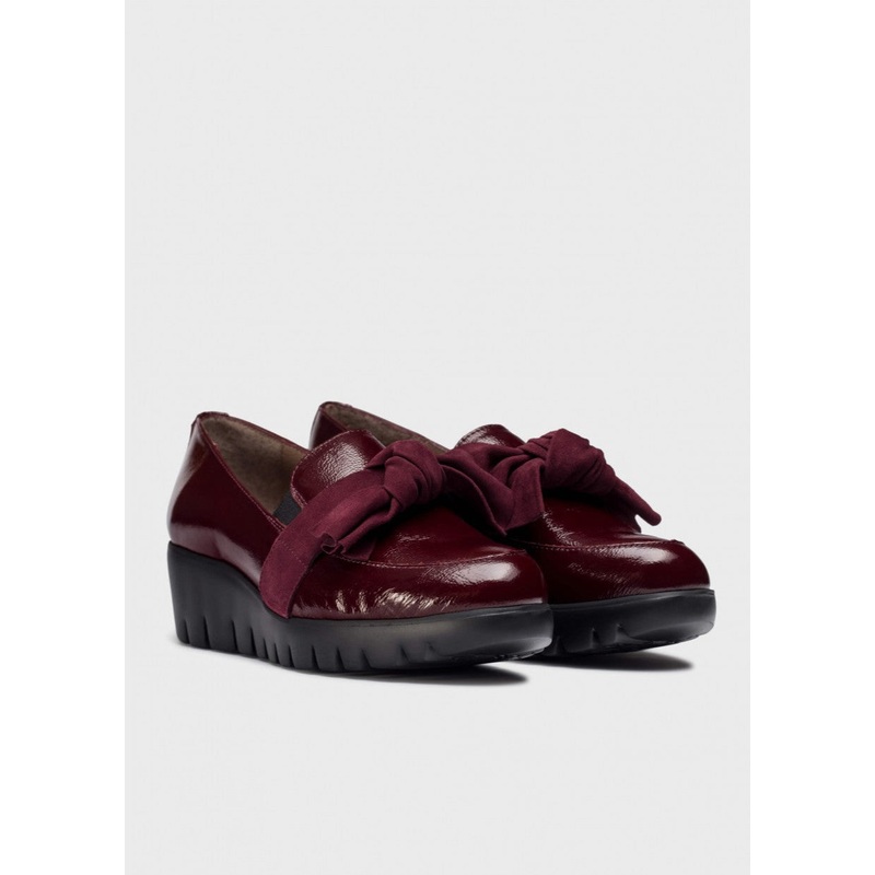 Wonders – Patent Leather Bow Loafer