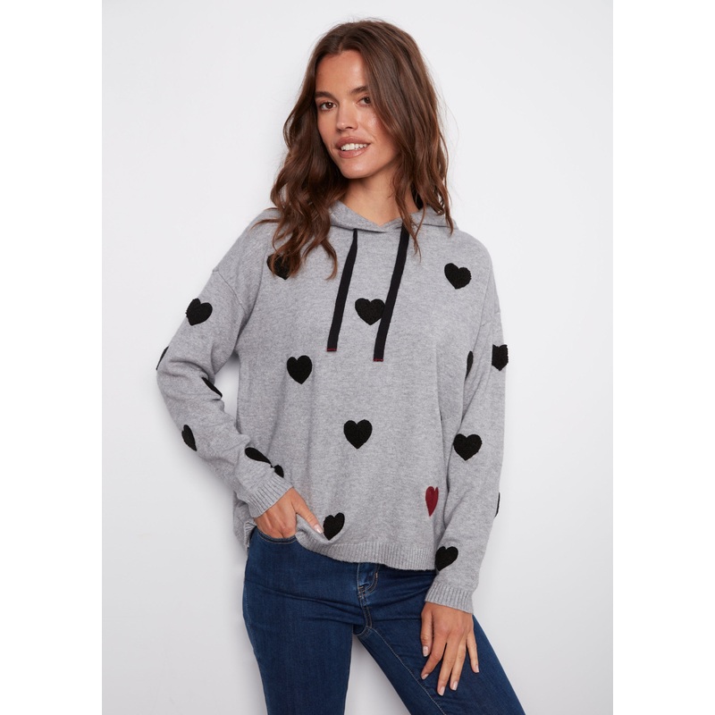 Charlie B – Needle Punch Boucle Hoodie