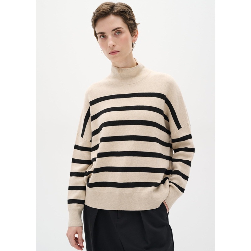 InWear – Striped Tenley Turtleneck Pullover