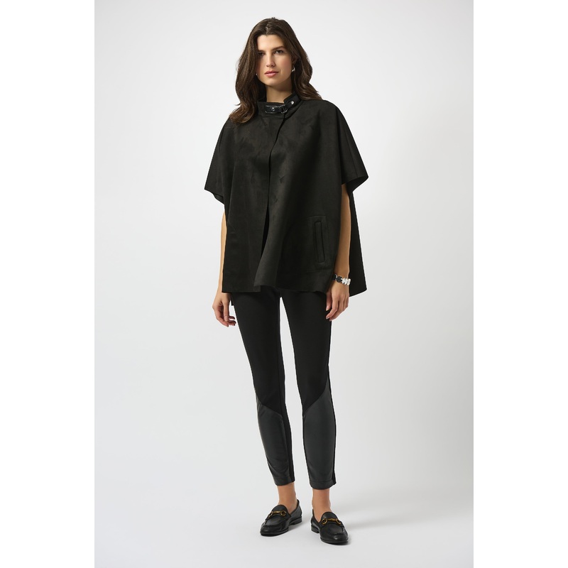 Joseph Ribkoff – Scuba Suede Poncho Cover Up