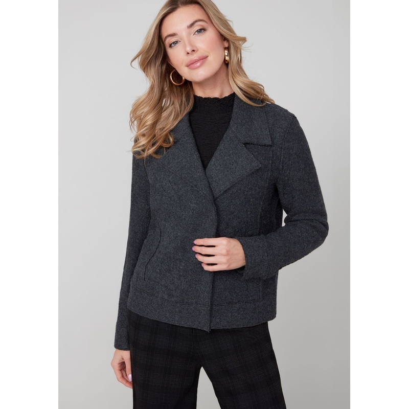 Renuar – Boiled Wool Moto Jacket