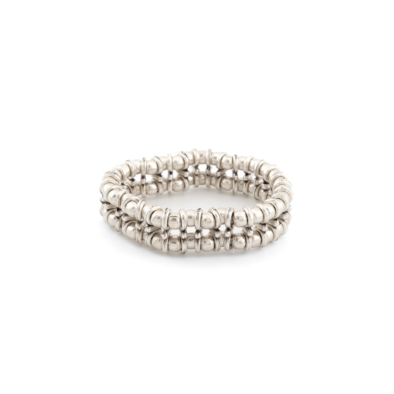 Seraglio – Stretch Metal beaded Bracelet