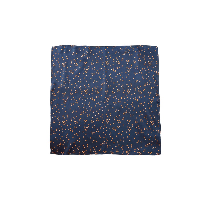 Tom & Eva – Polka Dot Silk Scarf