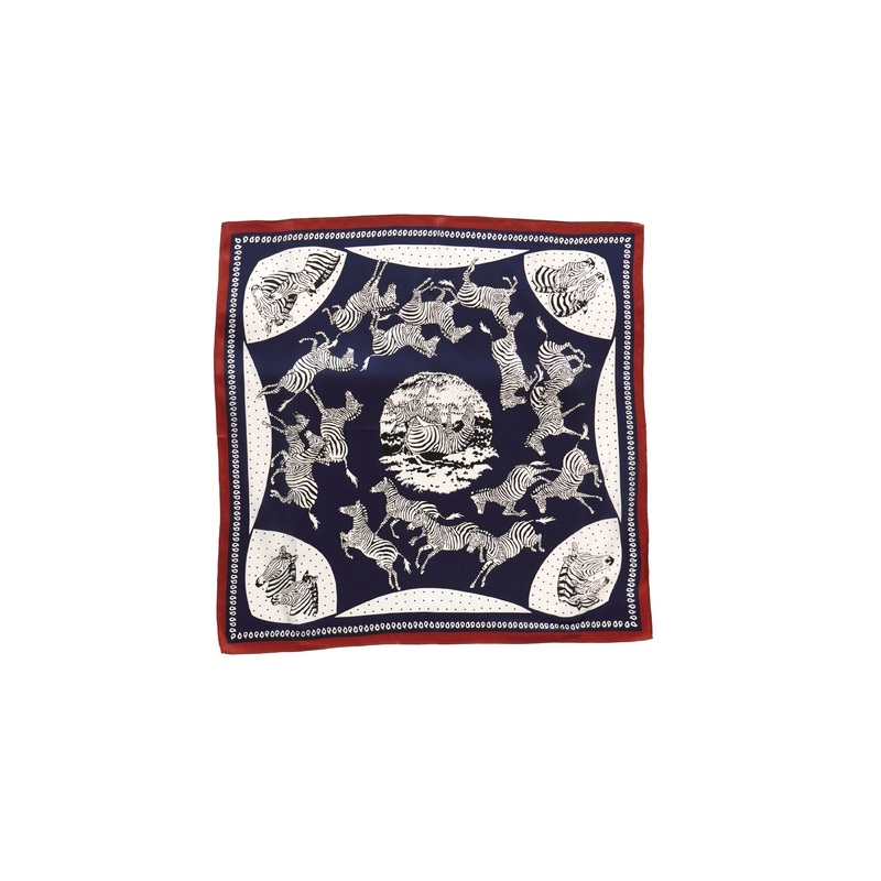Tom & Eva – Zebra Silk Neckerchief