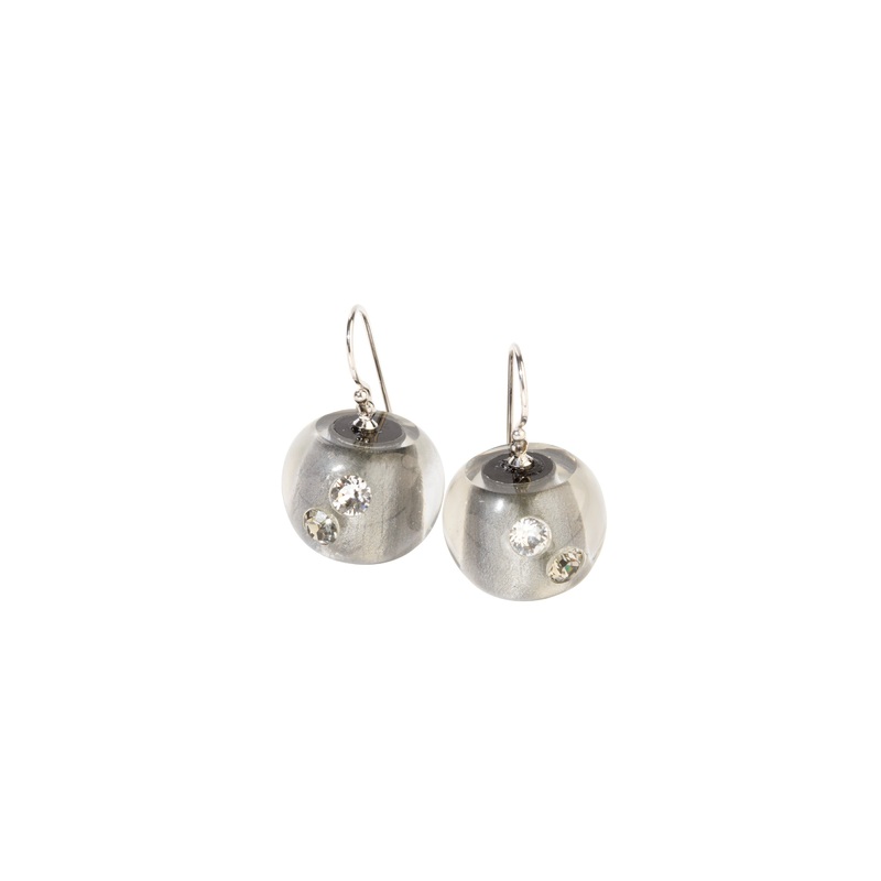 Zsiska – Sparkle Round Earrings
