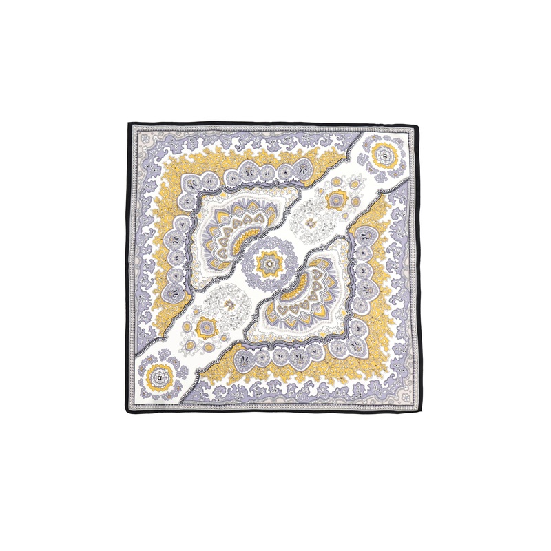 Difirenze – Ornate Print Silk Neckerchief