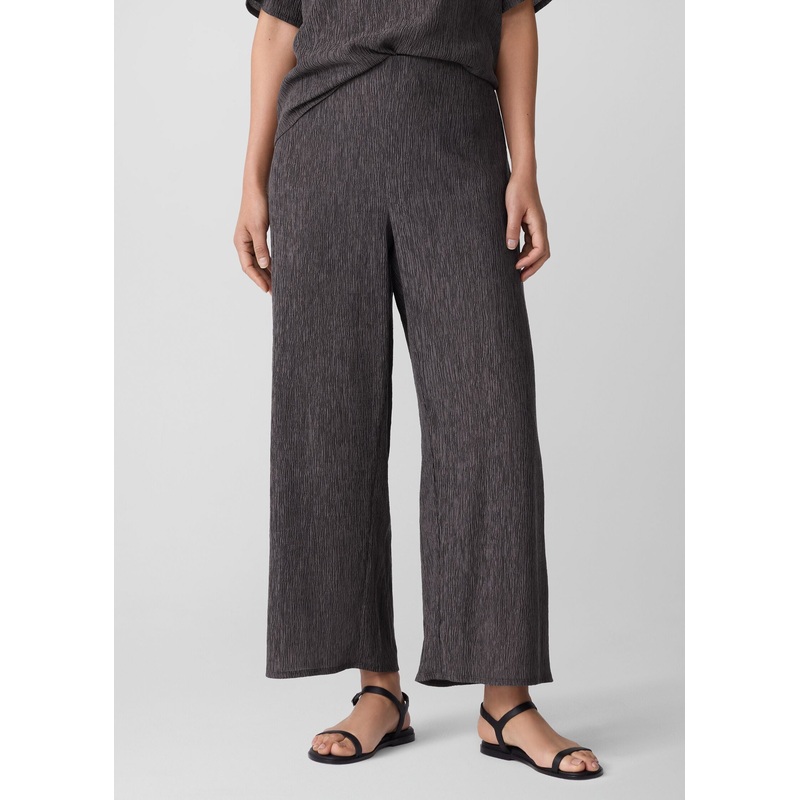 Eileen Fisher – Woven Pliss Wide-Leg Pant