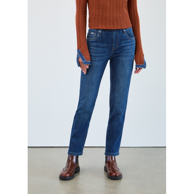 French Dressing Jeans – Basic Pull-On Straight Ankle Jean