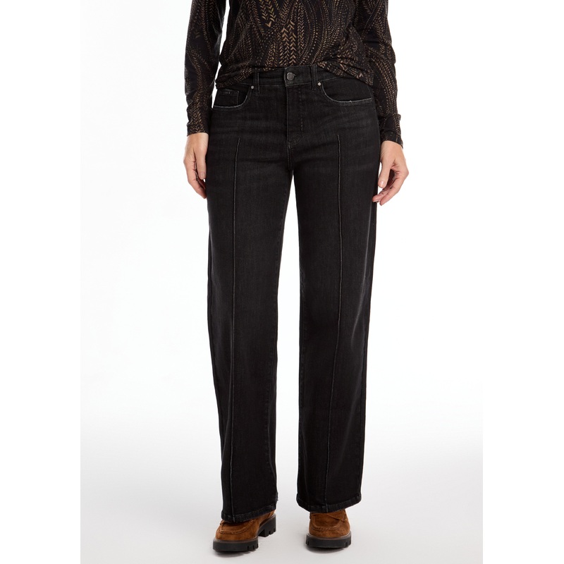 French Dressing Jeans – Olivia Pintuck Wide Leg Jean