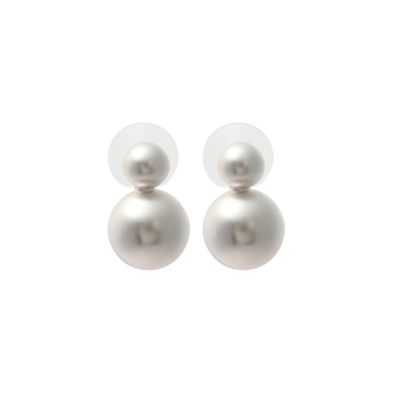 Merx – Matte Duo Sphere Earrings