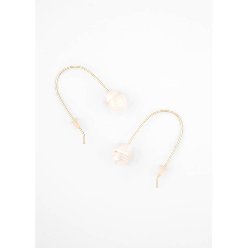 Merx – Pearl French Hook Earrings