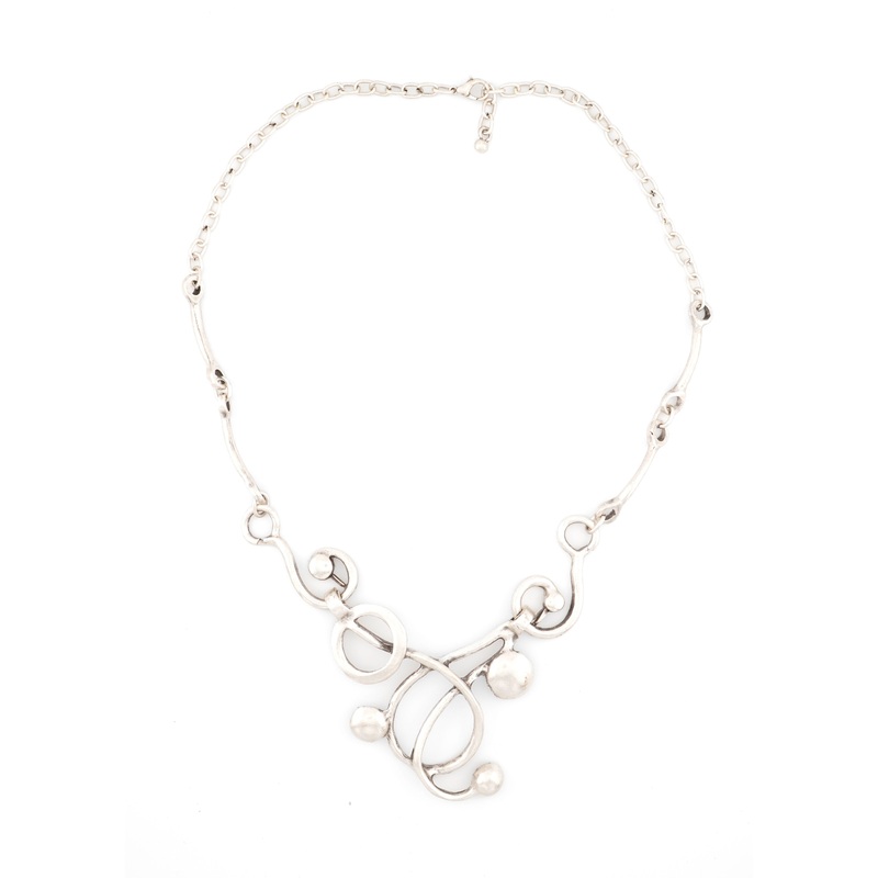 Seraglio – Sculptural Swirl Necklace