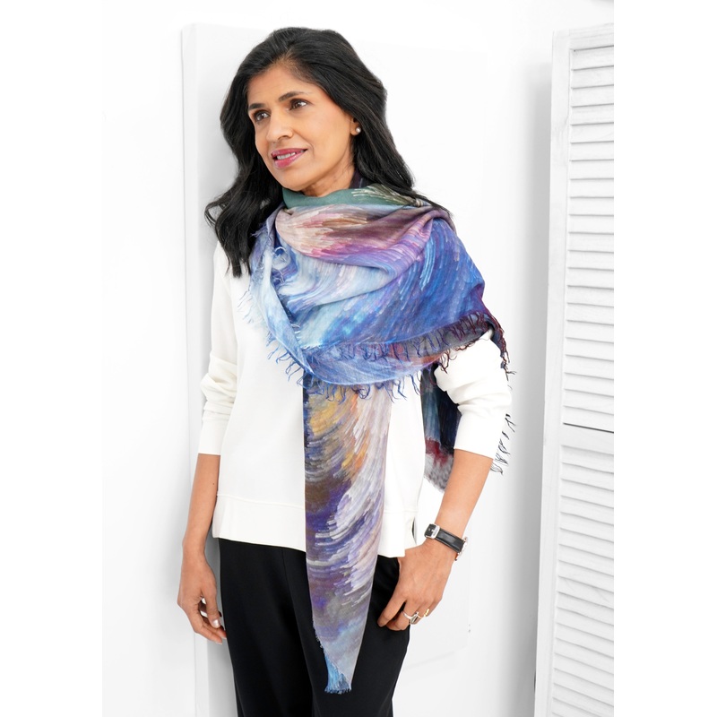 Suzi Roher – Plume Scarf|MULTI
