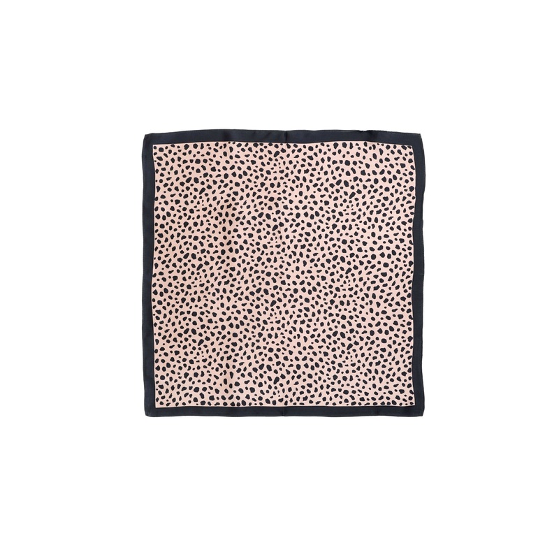 Tom & Eva – Cheetah Print Silk Neckerchief
