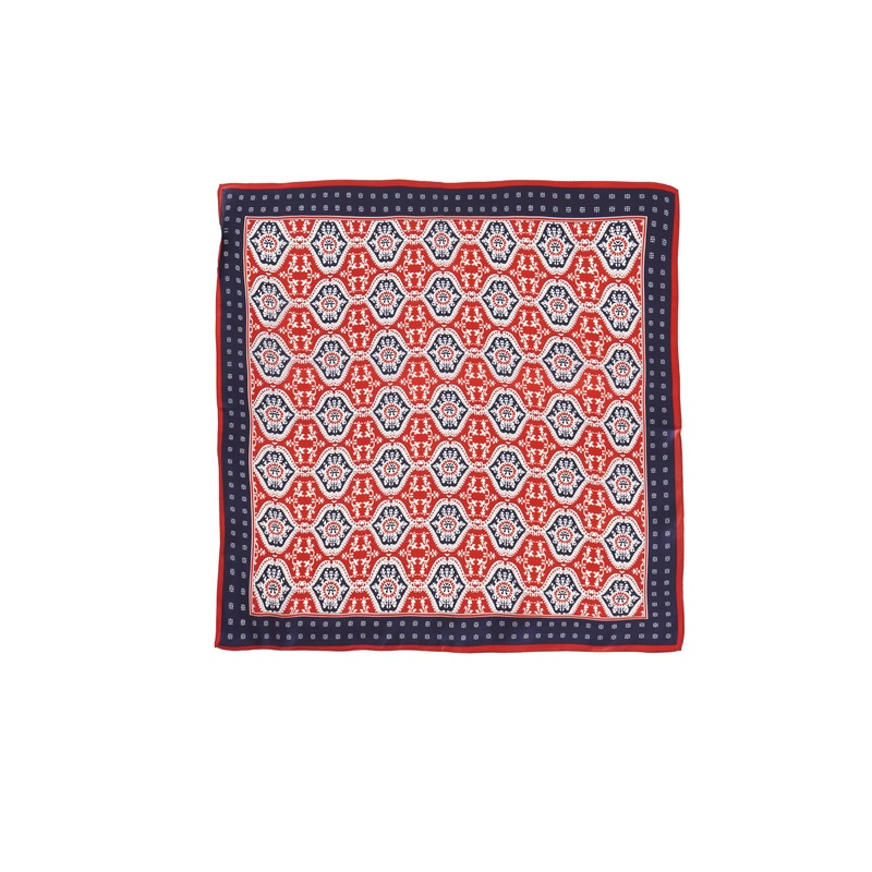 Tom & Eva – Demask Print Silk Neckerchief