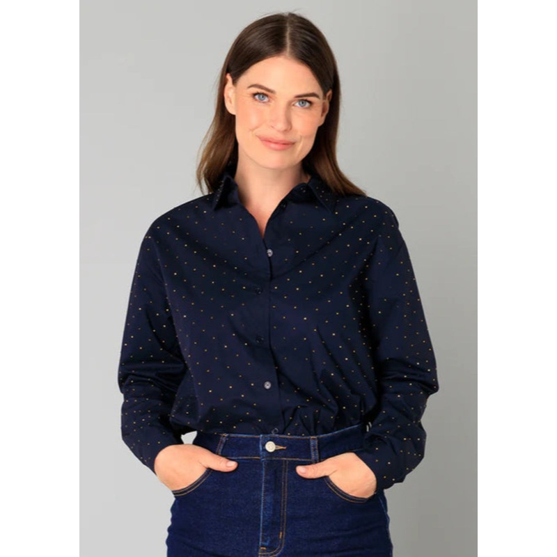 Yest – Blythe Blouse|DARK NAVY|38|40|42|44|46|48
