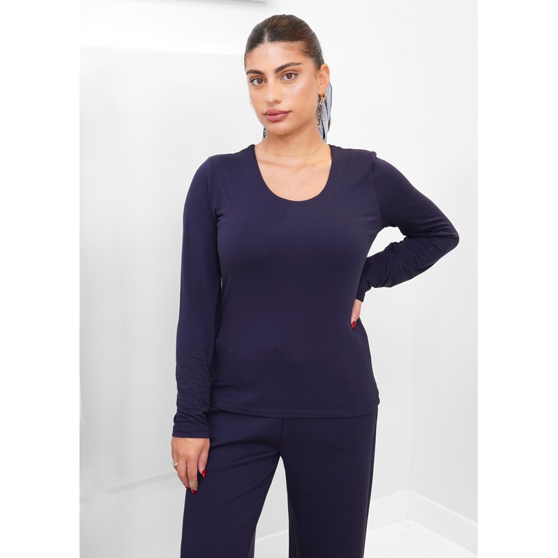 Yest – Borghild Top|DARK NAVY|38|40|42|44|46|48